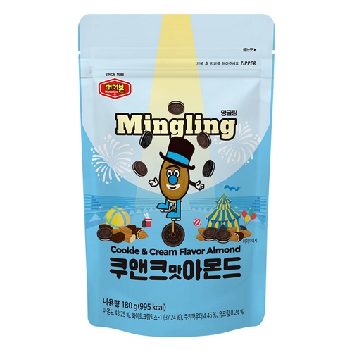  머거본 쿠앤크맛 아몬드 180g [3개]