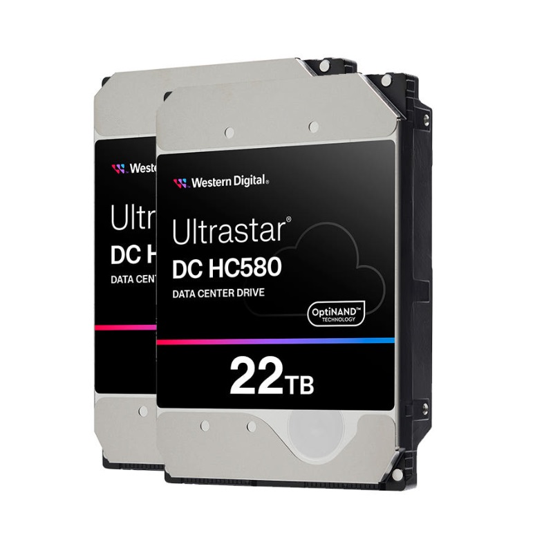 Western Digital Ultrastar DC HC580 패키지 7200/512M WUH722422ALE6L4 (2x22TB)_이미지
