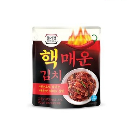 대상 종가집 핵매운김치 70g (3개)