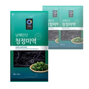 대상 청정원 남해안산 청정미역 80g 3개_이미지