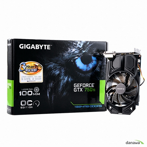 GIGABYTE 지포스 GTX750 Ti UD2 OC D5 1GB UltraHD_이미지