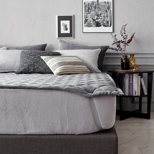 에어룸 스위트룸 꿀잠 자가발열 극세사 패드 (퀸 Q)_이미지