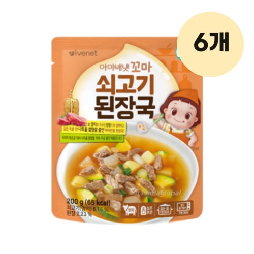 아이배냇 꼬마 쇠고기 된장국 200g (6개)_이미지