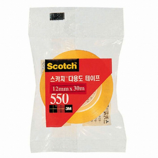 3M 스카치 550 다용도 테이프 리필 12mm x 30m이미지입니다. 누르면 해당 게시물로 새창이동합니다.