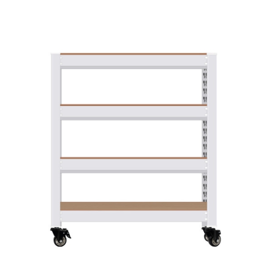 영진산업 홈던트하우스 4단 이동식 앵글선반 1200x300 (135cm(높이))