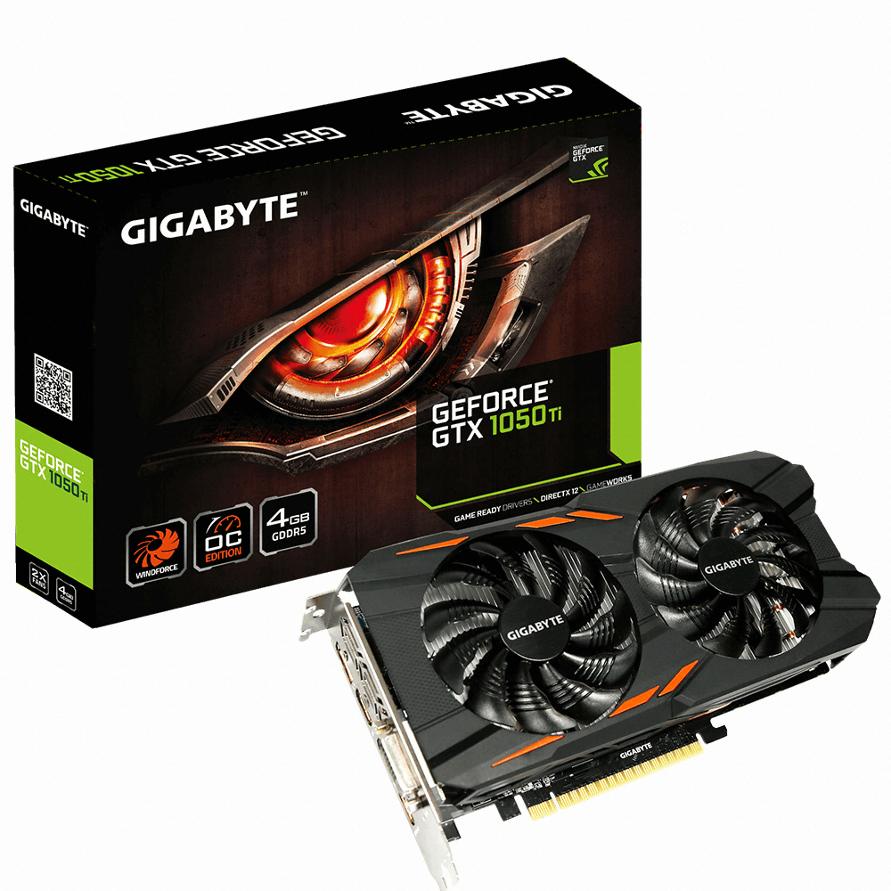 GIGABYTE 지포스 GTX1050 Ti UDV D5 4GB 윈드포스