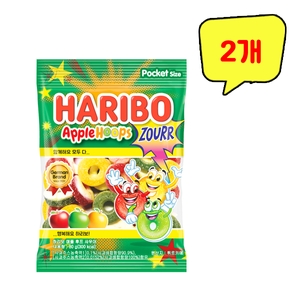 하리보 애플 후프 사우어 80g (2개)