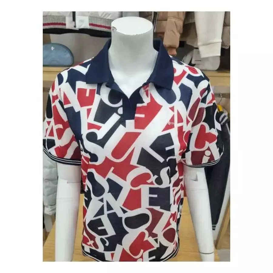 루이까스텔 여성 전판 이니셜프린트 반팔티셔츠7LOTS465N 318398_이미지