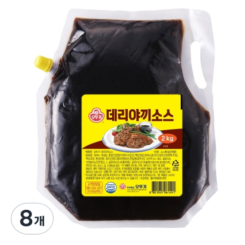 오뚜기 데리야끼 소스 2kg (8개)