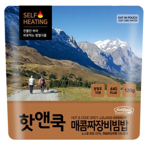 참미푸드 핫앤쿡 매콤짜장비빔밥 120g (1개)_이미지