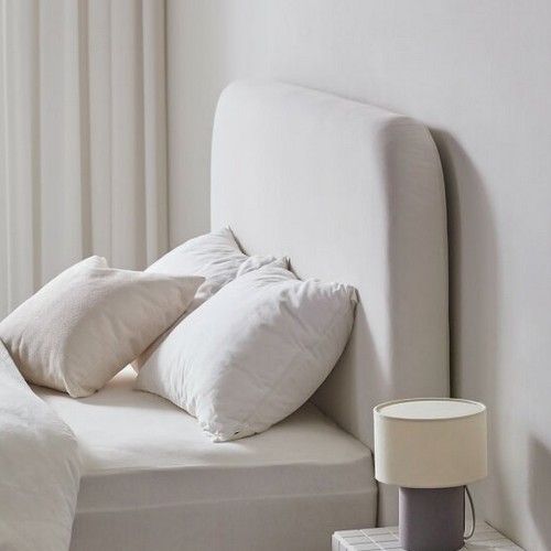 휴먼앤퍼니처 비안 아쿠아텍스 패브릭 침대 K (유로탑독립)_이미지