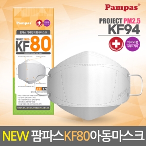 팜파스 미세먼지 황사마스크 소형 KF80 (10개)_이미지