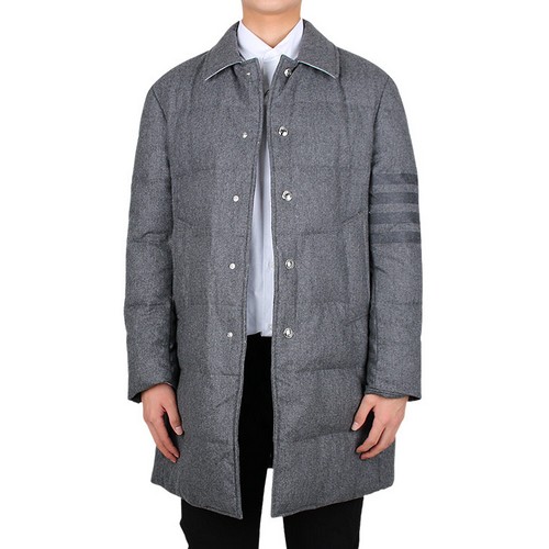 톰브라운 사선 클래식 울 오버코트 MOD001Z 06393 (035, 그레이)