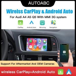 AirPlay 미러 링크 지원 카메라가 장착된 A4 B8 A5 Q5 2009-2015용 AUTOABC 무선 CarPlay ..