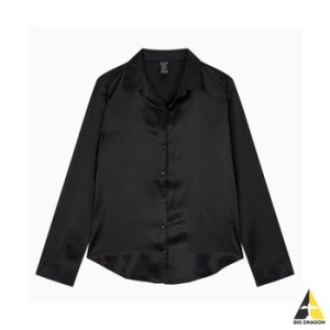 캘빈클라인 CALVIN KLEIN UNDERWEAR 여성 실크 롱 슬리브 탑_QS7306UB1