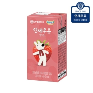 연세우유 딸기우유 190ml (72개)