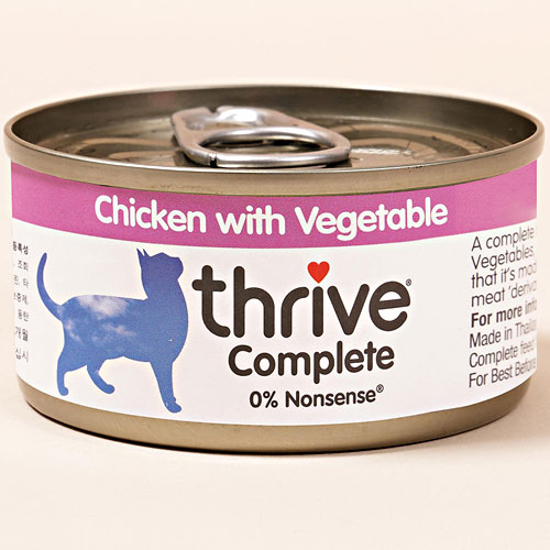 쓰라이브 컴플리트 치킨과 야채 캔 75g (1개)_이미지