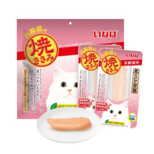 이나바 캣 챠오 야끼사사미 고령묘용 QSC-18 300g (25g x 12p) (1개)