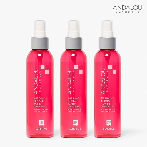 안달로우내추럴스 천송이 로즈 플로럴 토너 178ml (3개)
