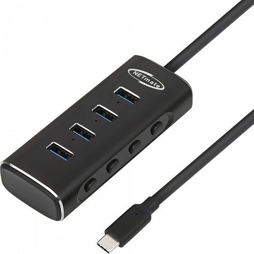 �������� NETmate NM-UBC301 (4��Ʈ/USB 3.1 Type C)