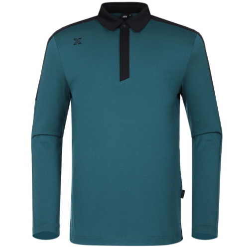 JDX골프 상단 배색 긴팔 티셔츠 X1TLV3402TQ