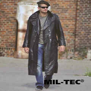  MIL-TEC OFFZ LEDERMANT EL SCHWARZ Lederjacken 상품이미지