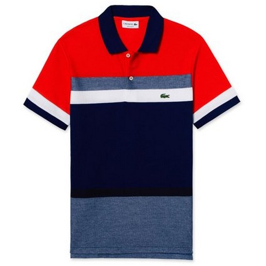 동일드방레 라코스테 남성 배색 폴로 셔츠 PH2077-17BVGG