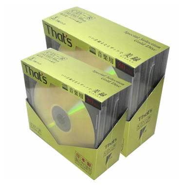 다이요유덴 CD-R 700MB 오디오 골드 쥬얼 (10장)_이미지