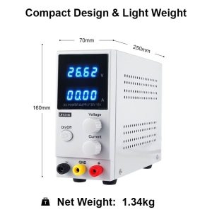 ���ǹ� DC ��ġ ���� ���� ������ ���� 4 ������ LED ���÷��� K3010D ����� 30V 10A ����ǰ