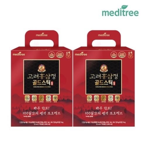 메디트리 고려 홍삼정 골드 스틱 10ml 100포 (2개)