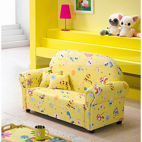 파크론 유후와친구들 리듬 유아소파 (2인용)
