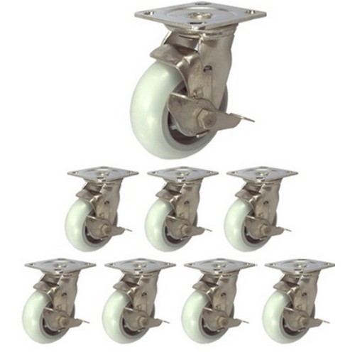 대신캐스타 중량용캐스터 평 DS 3350 ELP-BK (8개)_이미지