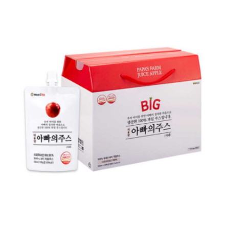 연두팜 아빠의주스 사과 180ml (30개)_이미지