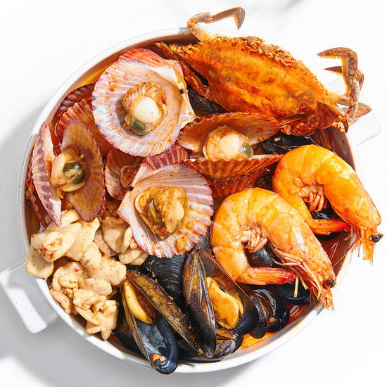 삼삼해물 얼큰한 해물탕 1kg (1개)