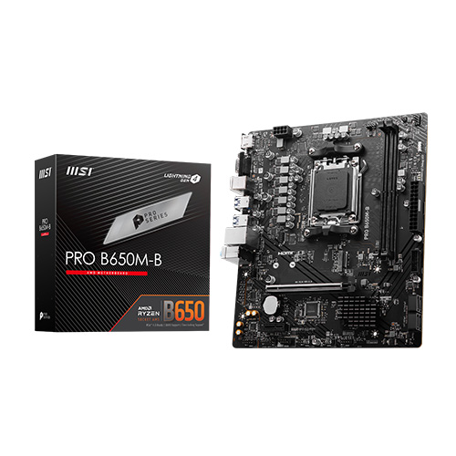 MSI PRO B650M-B이미지입니다. 누르면 해당 게시물로 새창이동합니다.