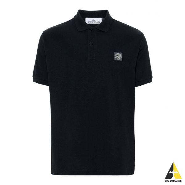 스톤아일랜드 Organic Cotton Pique Short Sleeve Polo Shirt Regular Fit 801522R39 A0020_이미지