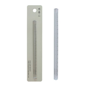 모닝글로리  1500 비움 투명 삼각 직자 15cm[1개]