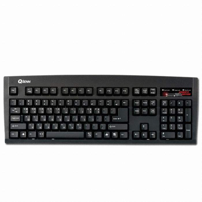 지피전자 QSENN SEM-DT35 PS2 블랙 (without armrest)_이미지