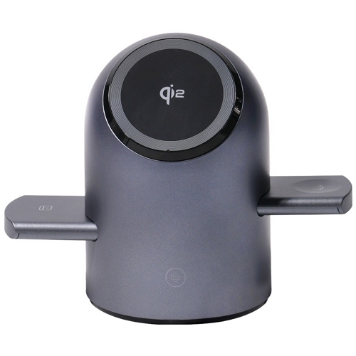 케이디랩 아라리 파워 M 터치 Qi2 3in1 15W 맥세이프 무선충전기 (갤럭시/애플워치용)_이미지