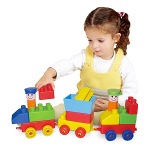 에듀쉐이프 Edushape   기차블럭 소프트블럭 블럭장난감 유아블록_이미지