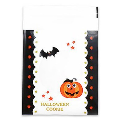 스투피드 할로윈 선물포장 OPP 접착봉투 (쿠키 화이트, 100개)_이미지