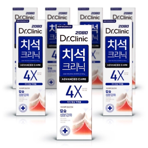 2080 닥터크리닉 치석 치약 120g (7개)_이미지