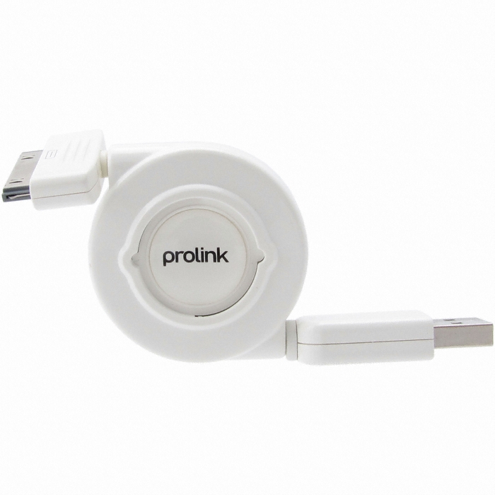 Prolink iPhone·iPod USB 데이터·충전 PMM346RAN 돌돌이 케이블 (1m)_이미지