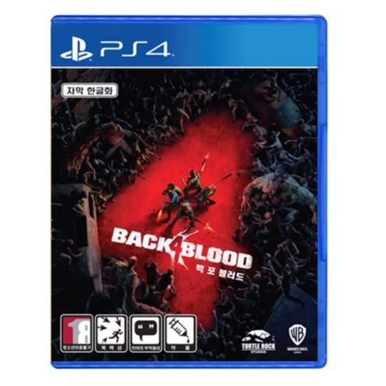 백 포 블러드 한글판 PS4, 패키지디스크_이미지