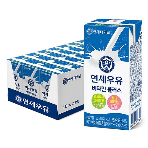 연세유업 비타민 플러스 180ml (멸균) (24개)_이미지