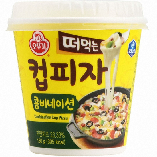 오뚜기 떠먹는 컵피자 콤비네이션 150g (3개)_이미지