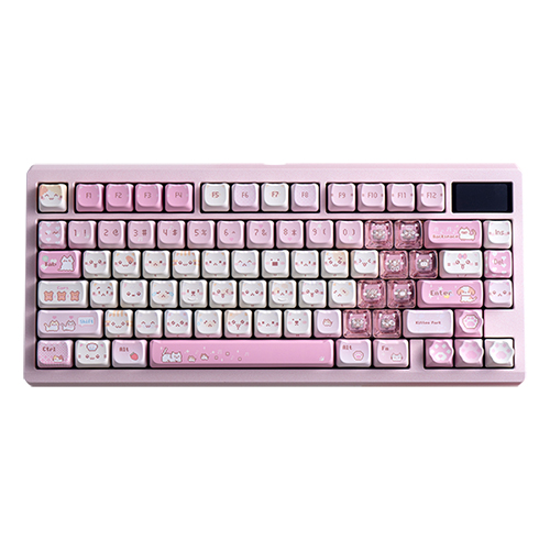 SPM Soulcat 고함량 PBT 염료승화 영문 키캡 169키 쫑긋 고양이 이모지_이미지