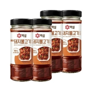 백설 매콤한 돼지불고기 양념 500g (4개)_이미지