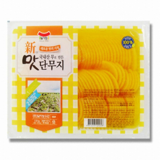일미농수산 일가집 반달단무지 2.8kg x 4ea 1box_이미지