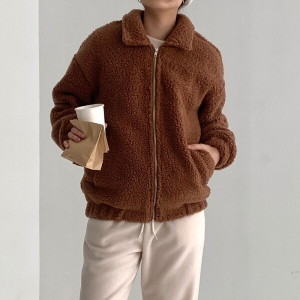 아이우먼 셀러허브_여성트랜드패션 뽀글이집업후리스자켓 EZN751M212 빅사이즈